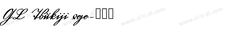 GL Tsukiji 4go字体转换